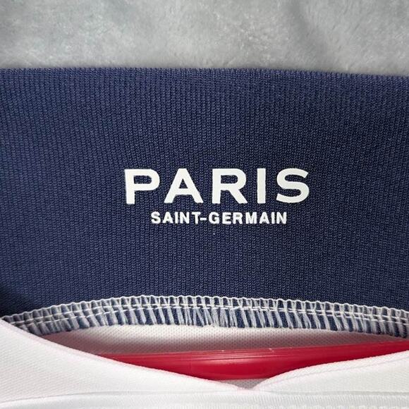 Nike Soccer Jersey Mens Medium White Colorblock Dri-FIT Paris Saint-Germain - Picture 8 of 13